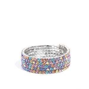 Multicolor Crystal Stretch Bracelet
